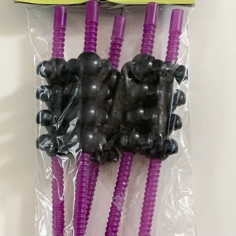 Vintage Bat jumbo straws